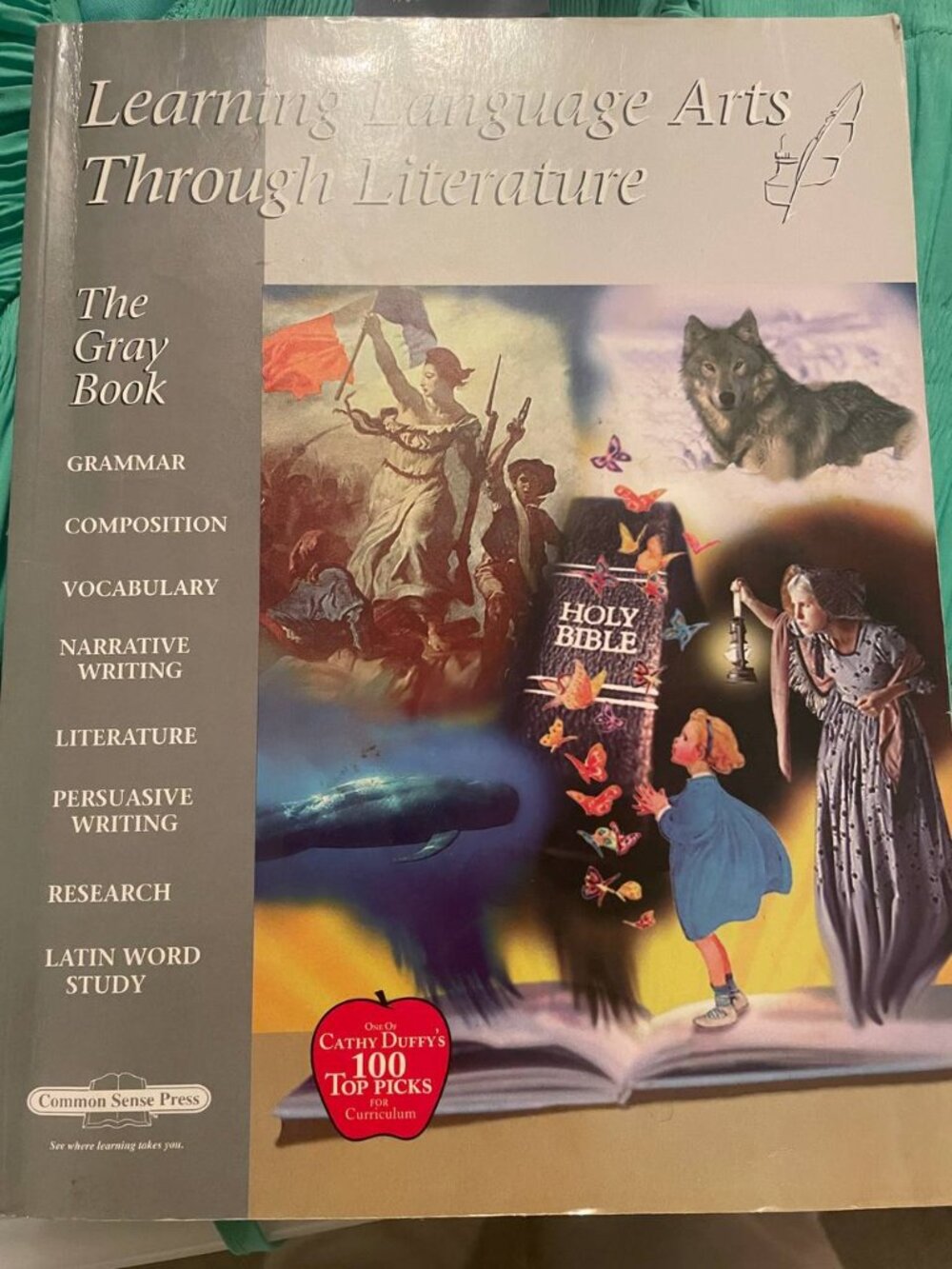 EUC Common Sense Press Learning Language Arts Through Literature The Gray Book 8